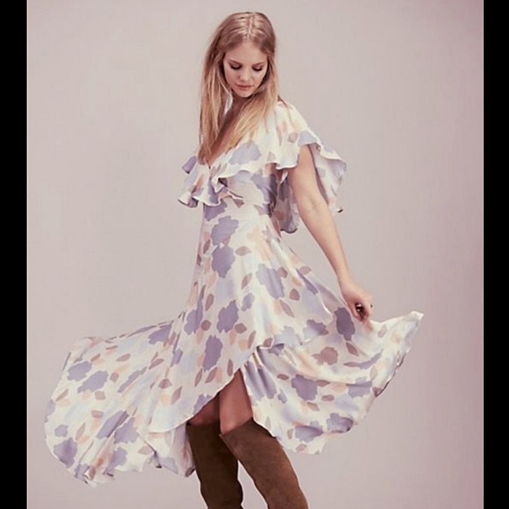 Free People Faye Wrap Dress